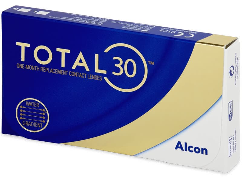 Total 30 2 Μηνιαίοι Φακοί Επαφής Σιλικόνης Υδρογέλης με UV Προστασία