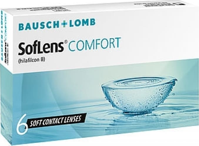 Bausch & Lomb soflens comfort 6 τεμάχια + ΔΩΡΟ ΥΓΡΟ PURE HYALURON CARE 100ml